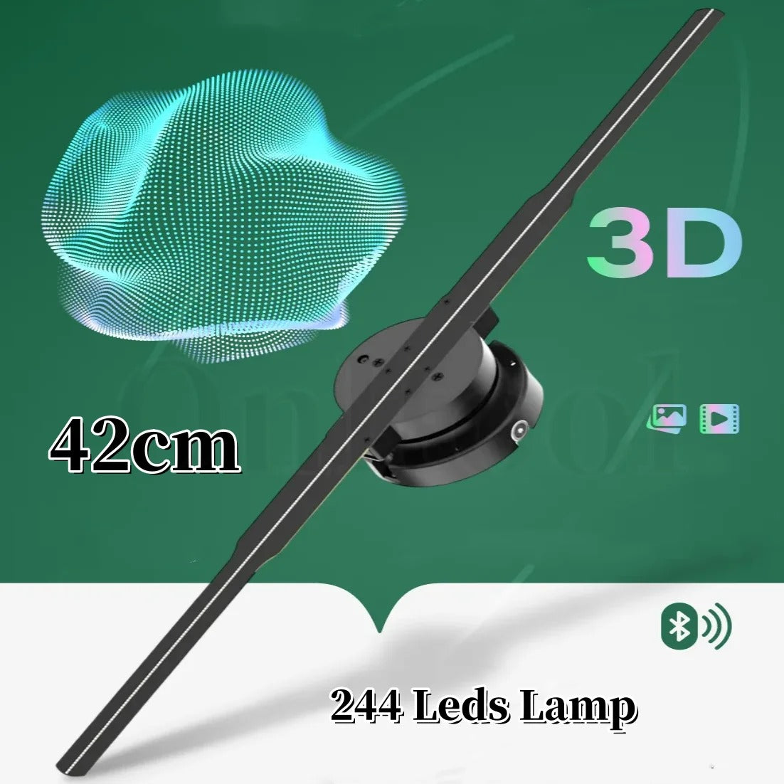 3D Hologram LED Fan