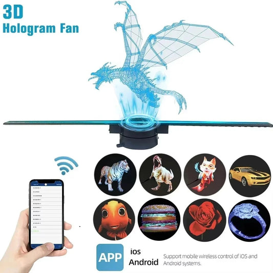 3D Hologram LED Fan Display