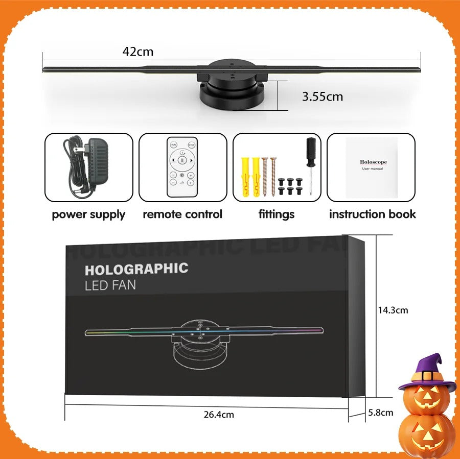3D Hologram LED Fan